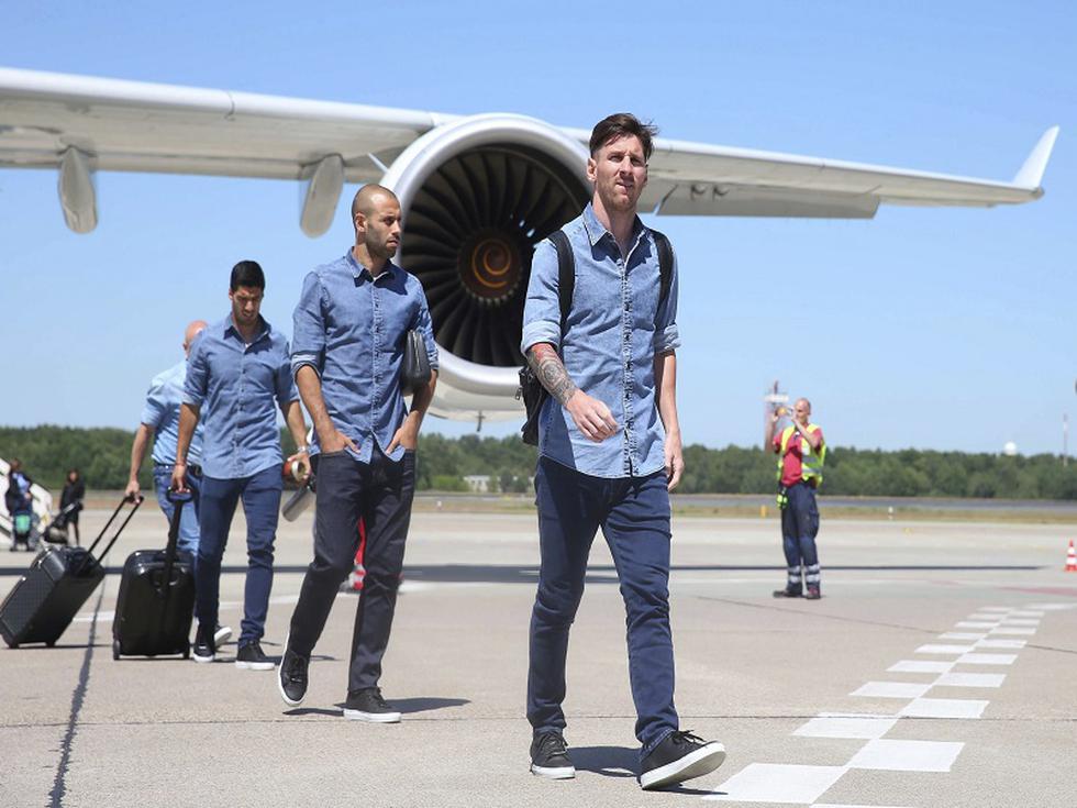 Barcelona llegó a Berlín en medio de gran expectativa [FOTOS]