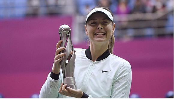 Tras dos años: María Sharapova se corona con el título del circuito WTA