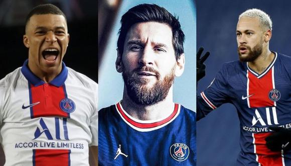 Con Lionel Messi, Neymar y Mbappé, el XI de lujo que armaría el PSG