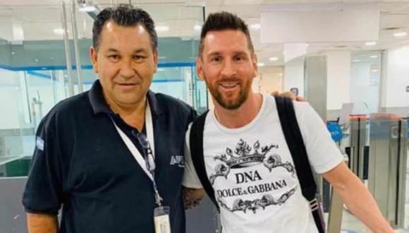 Lionel Messi arribó a Rosario para pasar las fiestas de fin de año. (Foto: Twitter)