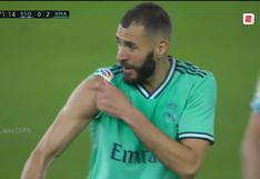Gol de Benzema con polémica: Karim pone el 2-0 para el Real Madrid ante Real Sociedad | VIDEO