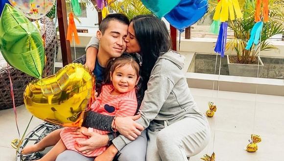 Melissa Paredes y Rodrigo Cuba se reencuentran tras varios meses separados por la pandemia del coronavirus. (Foto: Instagram)