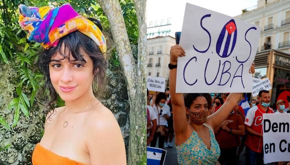 Camila Cabello recurrió a sus redes sociales para expresar su respaldo al pueblo cubano. (Foto: @camila_cabello/EFE)