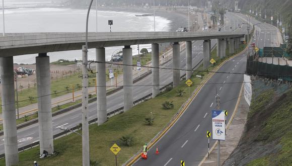 Municipalidad de Lima informó que desde las 8 de la mañana se reabrieron accesos en Costa Verde por tramos tras sismo de magnitud 6 (Foto: Jorge Cerdan /@photo.gec)
