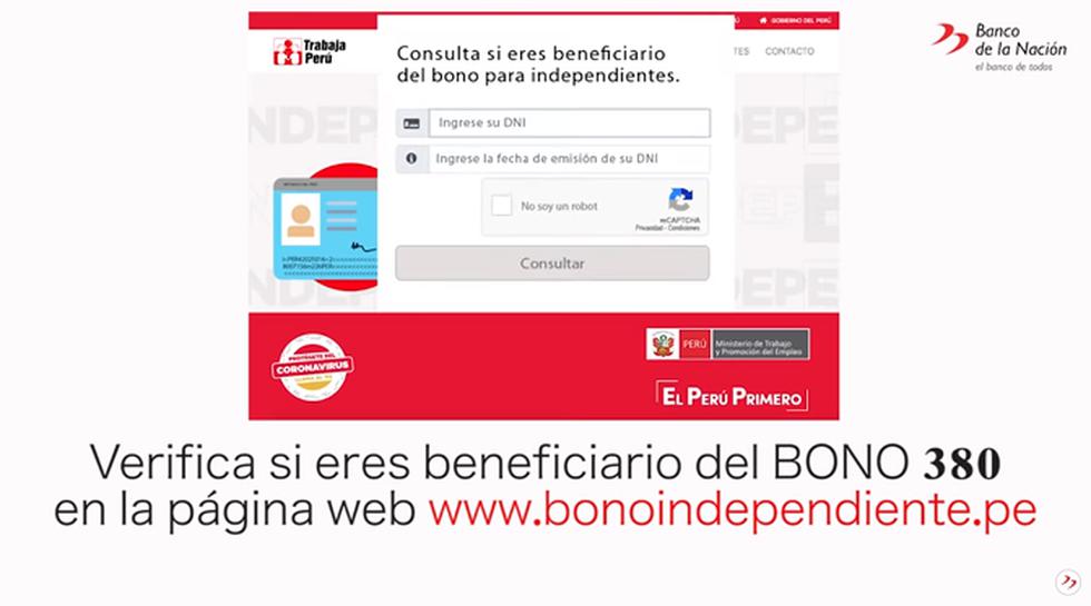 Ya se puede cobrar el Segundo Bono Independiente 380