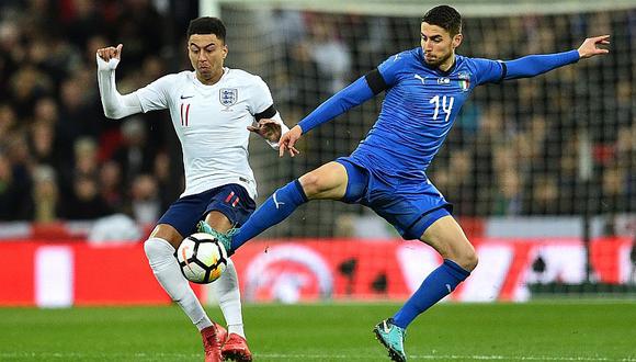 Inglaterra e Italia empataron en amistoso FIFA