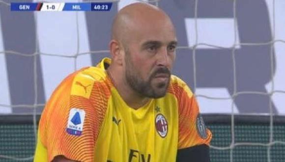 VIRAL | AC Milan vs. Genoa: Pepe Reina cometió el blooper de la fecha en la Serie A | VIDEO