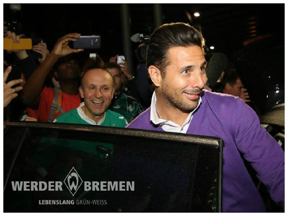 Claudio Pizarro: Así pasó exámenes médicos en el Werder Bremen [FOTOS]
