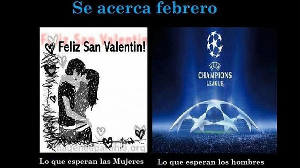 San Valentín y los memes más divertidos por la Champions League [FOTOS]