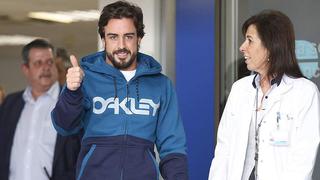 Fórmula 1: Fernando Alonso abandona hospital tras recibir el alta médica [VIDEO]