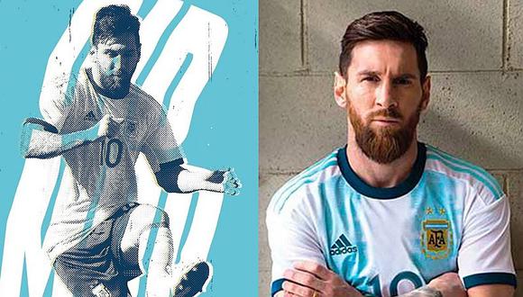 Messi presentó nueva camiseta de la selección Argentina para la Copa América
