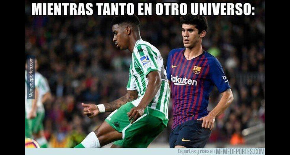 Los mejores memes de la victoria del Barcelona ante Real Betis. (Foto: Facebook)