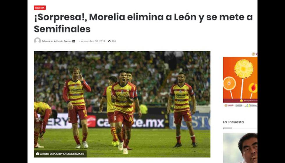 Así informaron los medios mexicanos sobre la clasificación de Morelia a semifinales de Liga MX.