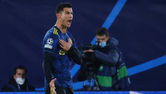 Cristiano Ronaldo expresa su alegría por el triunfo del Manchester United. (Foto: EFE)