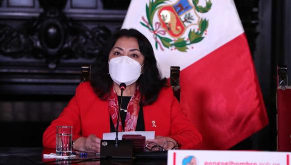 La titular de la PCM, Violeta Bermúdez, aseguró la adquisición de 80 millones de vacunas contra la COVID-19.  | Foto: PCM