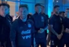 Con Messi a la cabeza: Argentina sorprendió a hinchas en con lindo gesto | VIDEO