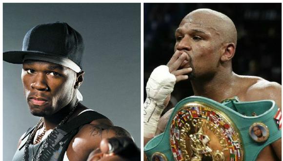 Rapero 50 Cent apostó 1,6 millones de dólares a que Mayweather le da una paliza a Pacquiao