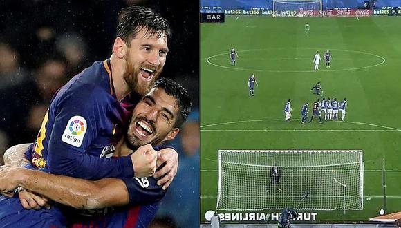 Lionel Messi: golazo de tiro libre y fin a la maldición de Anoeta [VIDEO]