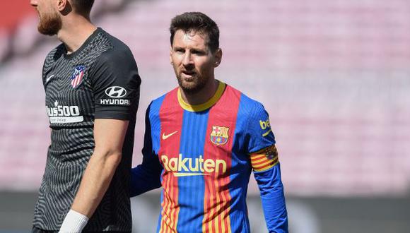 Lionel Messi se aleja de Barcelona. (Foto: AFP)