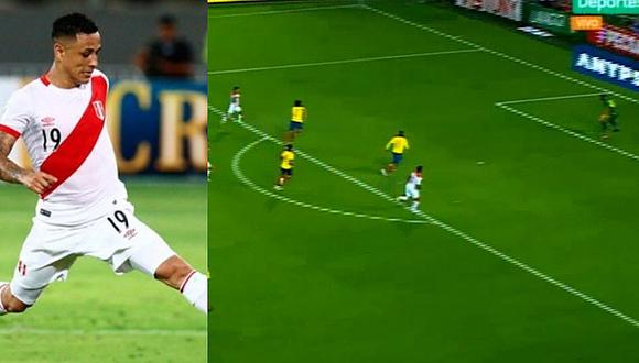 Perú vs. Ecuador: Yotún falló gol cantado tras pase de Ruidíaz