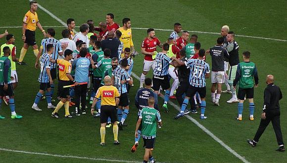Brasileirao: jugadores del Inter y Gremio se agarraron a golpes en los vestuarios
