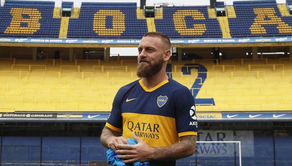 Daniele de Rossi se retiró del fútbol a inicio de año con la camiseta de Boca Juniors. (Foto: AFP)