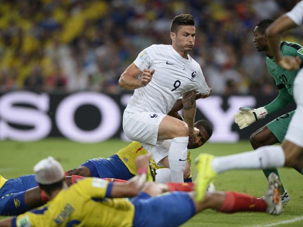 Ecuador empata 0-0 con Francia y queda eliminado de la Copa Mundial Brasil 2014