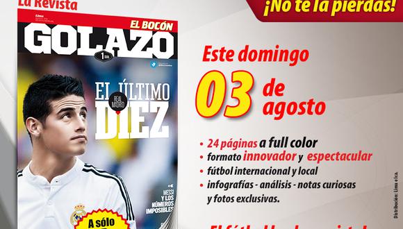 Este domingo 3 de agosto no te pierdas Golazo, la nueva revista de El Bocón