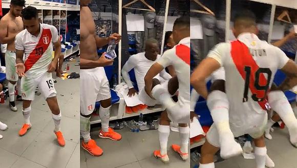 ¡Fue una locura total! Yoshimar Yotun vaciló a Luis Advíncula con peculiar baile que se hizo famoso en Instagram | VIDEO
