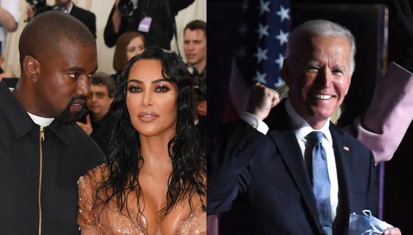 Kim Kardashian celebró la victoria de Joe Biden ante Kanye West en su camino a la Casa Blanca. (Foto: AFP/Angela Weiss/Roberto Schmidt)