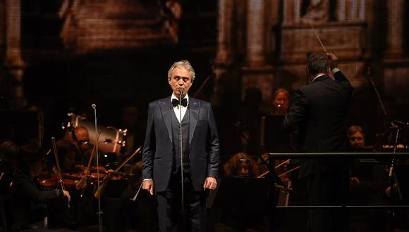 Andrea Bocelli: “El domingo elevaré en el Duomo una plegaria por la humanidad” (Foto: AFP)