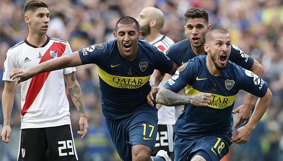 Boca vs. River: Darío Benedetto marcó espectacular gol de cabeza [VIDEO]