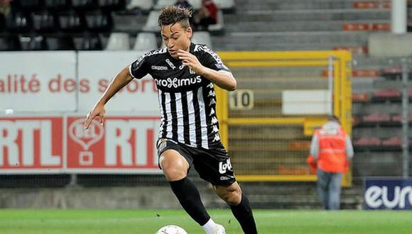 Cristian Benavente sufrió una lesión en el tobillo, anunció Sporting Charleroi. (Foto: Sporting Charleroi)