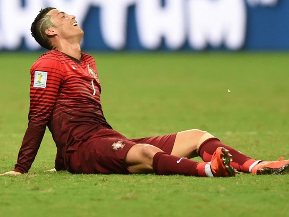 Mundial Brasil 2014: Así quedó Cristiano Ronaldo tras la casi eliminación de Portugal [FOTOS] 