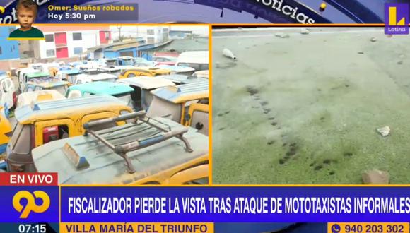 Un total de 26 fiscalizadores estaban dentro del depósito municipal cuando se produjo el ataque. Foto: captura Latina