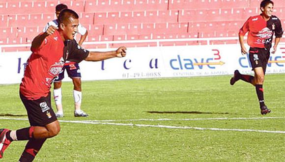 Melgar venció 1-0 a Gálvez en el día del onomástico de Gárate, quien fue el autor del gol