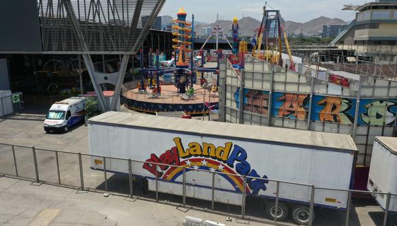 Play Land Park se pronuncia sobre accidente en juego mecánico que dejó dos heridos. Foto: Julio Reaño/@photo.gec