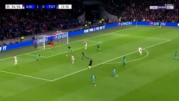 Ajax 2-0 Tottenham: Ziyech y el espectacular golazo para la ventaja de Ajax | VIDEO