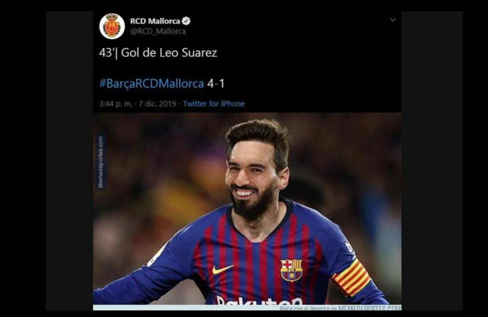 Los memes del Barcelona-Mallorca por LaLiga Santander 2019-20