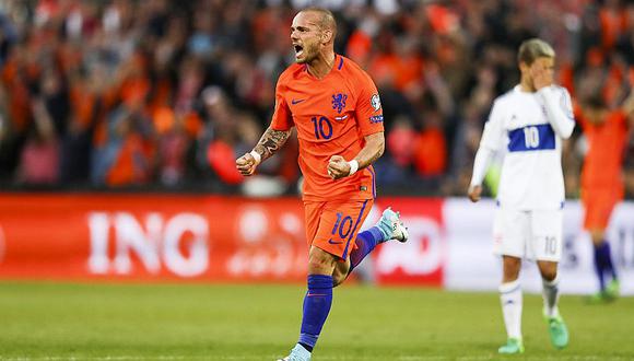 Wesley Sneijder envía mensaje previo al duelo ante la selección peruana
