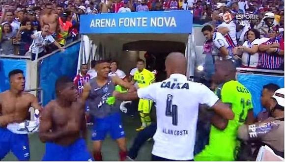 Copa Nordeste: clásico entre Bahía y Vitoria terminó en batalla campal [VIDEO]
