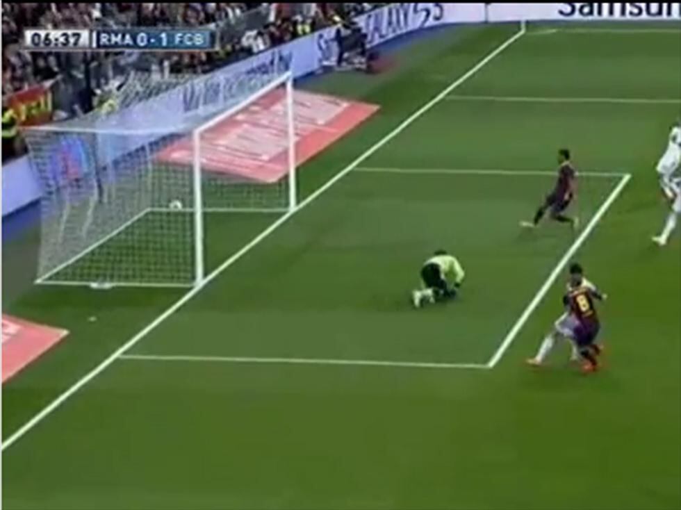 Así fue el gol de Andrés Iniesta al Real Madrid [VIDEO]