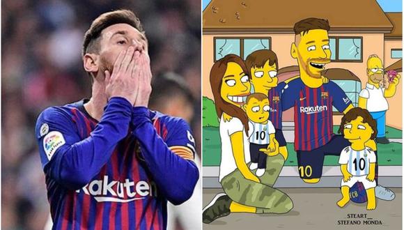 Lionel Messi | Antonela Roccuzzo, Thiago, Mateo, Ciro y su perro gigante Hulk en ‘Los Simpson’ | FOTO
