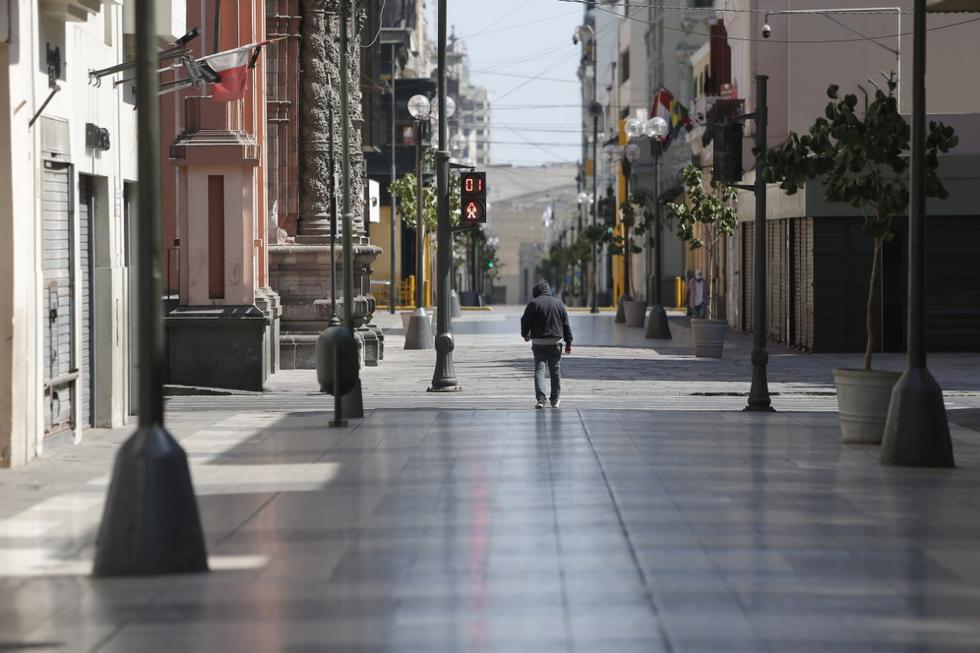 Así luce Lima en el día 21 de cuarentena con el tránsito prohibido de todas las personas. Foto: Francisco Neyra / GEC