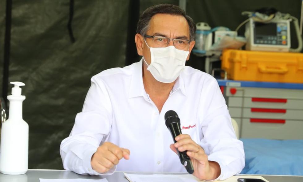 Martín Vizcarra EN VIVO en conferencia de prensa HOY lunes 06 de abril