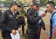 Copa Perú: Policías realizan pruebas de alcoholemia previo a partido