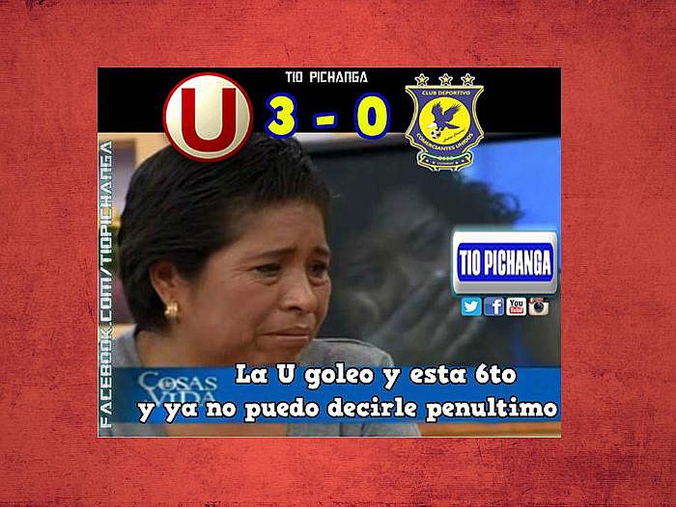 Universitario y los memes tras golear a Comerciantes Unidos [GALERÍA]