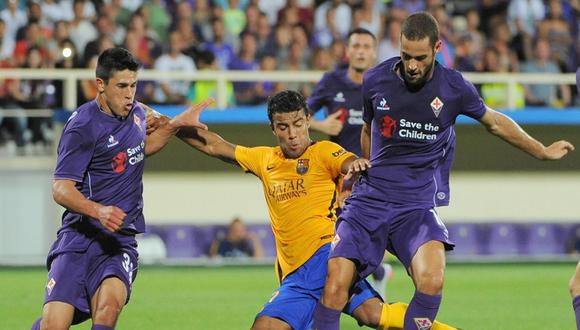 Barcelona cae 1-2 con Fiorentina en amistoso jugado en Italia [VIDEO]