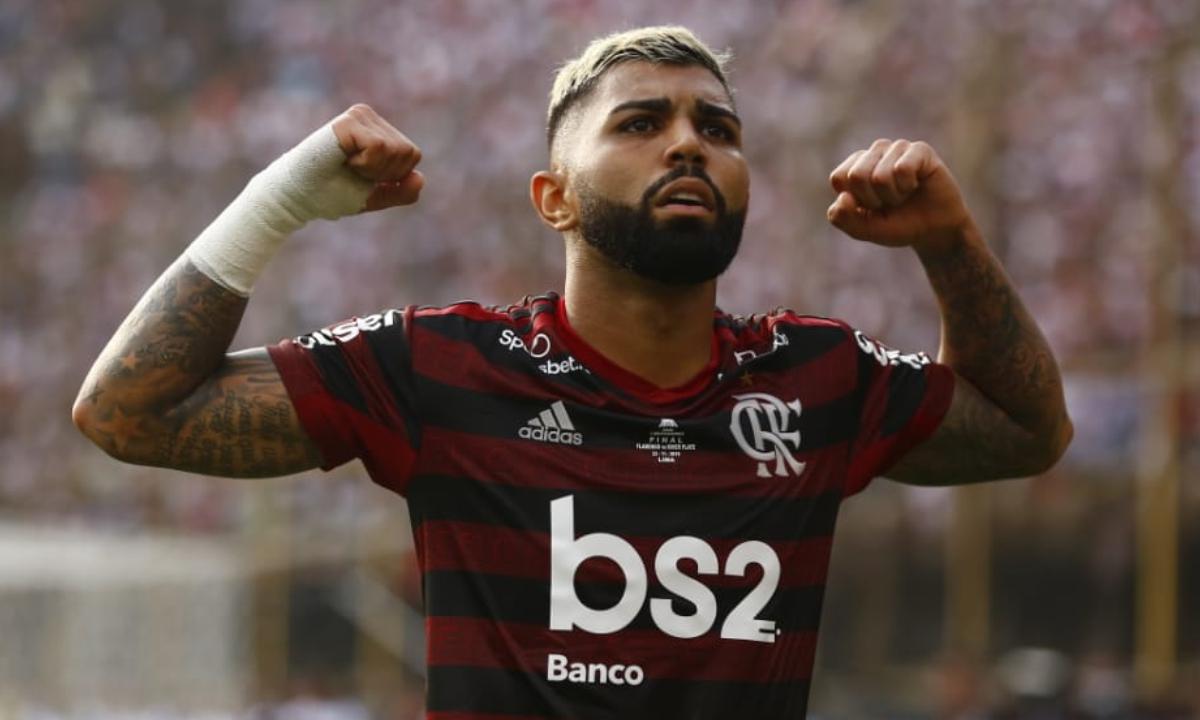 Gabriel Barbosa marcó un doblete y es el máximo goleador de la Copa Libertadores 2019 | Foto: EL BOCÓN