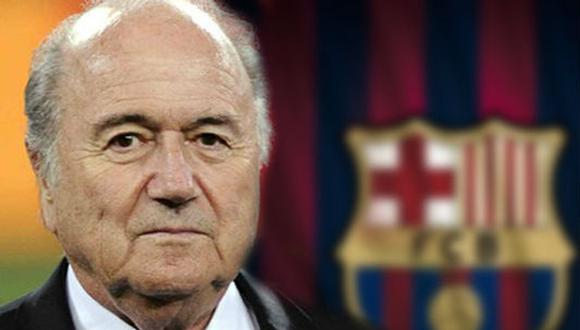 Champions League: Joseph Blatter felicitó al Barcelona por su quinta corona